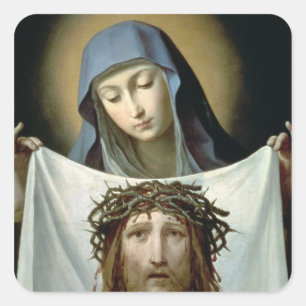 St.-Veronica Quadratischer Aufkleber