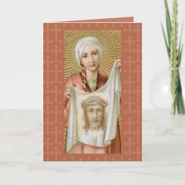 St. Veronica von Jerusalem (JM 60) Leere Gruß Karte