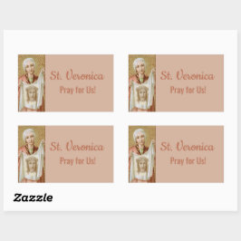 St. Veronica von Jerusalem (JM 60) Rechteckiger Aufkleber