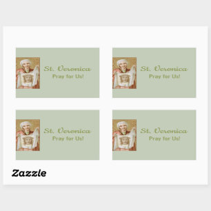 St. Veronica von Jerusalem (JM 60) Rechteckiger Aufkleber