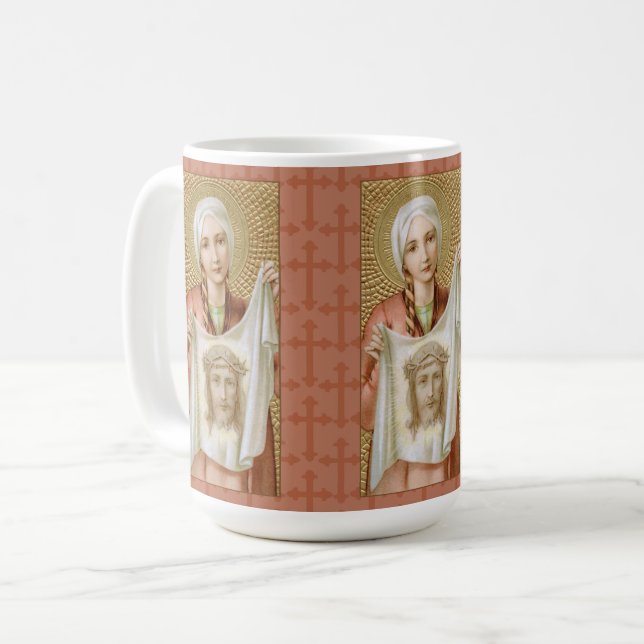 St. Veronica von Jerusalem (JM 60; Stil 3) Kaffeetasse (Vorderseite Links)