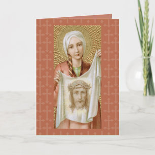 St. Veronika von Jerusalem (JM 60) Leere Grußkarte Karte
