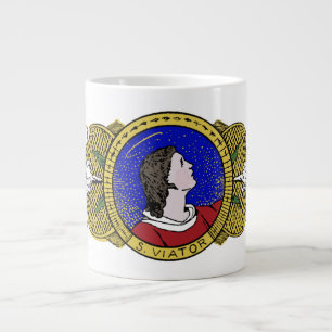 St. Viator von Lyon der Katechet (LD 001) Jumbo-Tasse