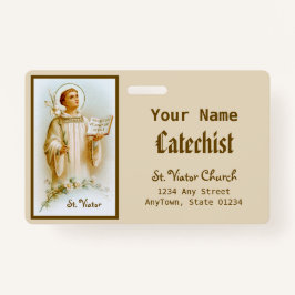 St. Viator von Lyon, der Katechist (BF 02) Ausweis