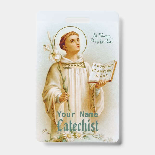 St. Viator von Lyon, der Katechist (BF 02) Ausweis (Vorderseite)