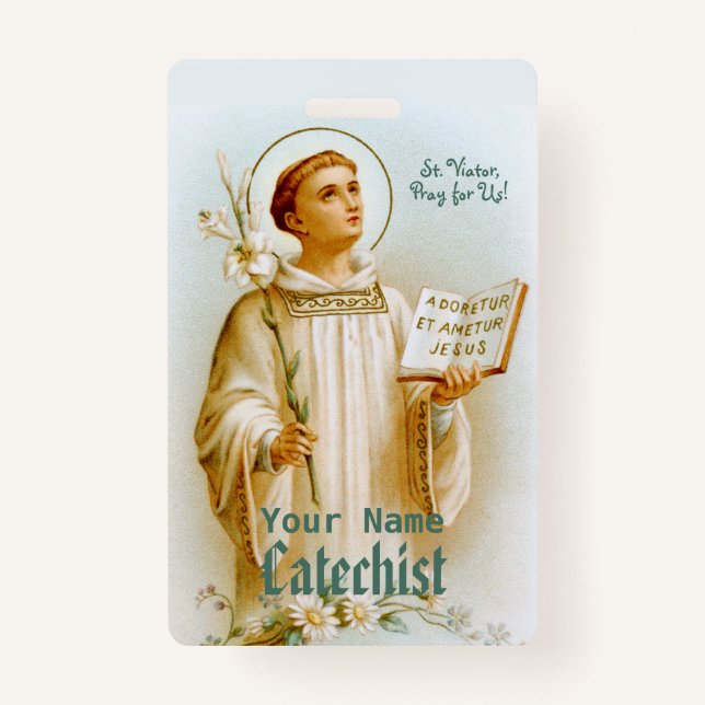 St. Viator von Lyon, der Katechist (BF 02) Ausweis (Vorderseite)