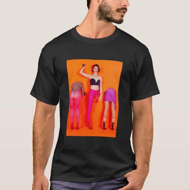 St. Vincent art V-Neck T-Shirt (Vorderseite)