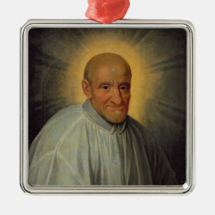 St. Vincent de Paul Ornament Aus Metall