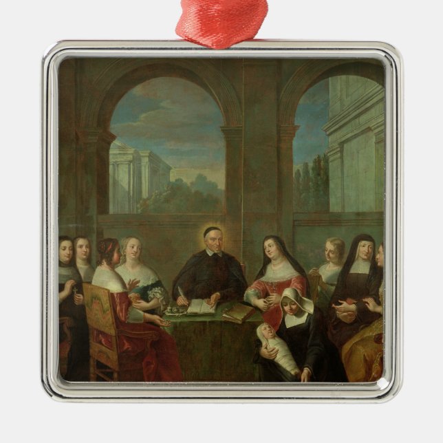 St. Vincent de Paul und die Schwestern von der Silbernes Ornament (Vorne)