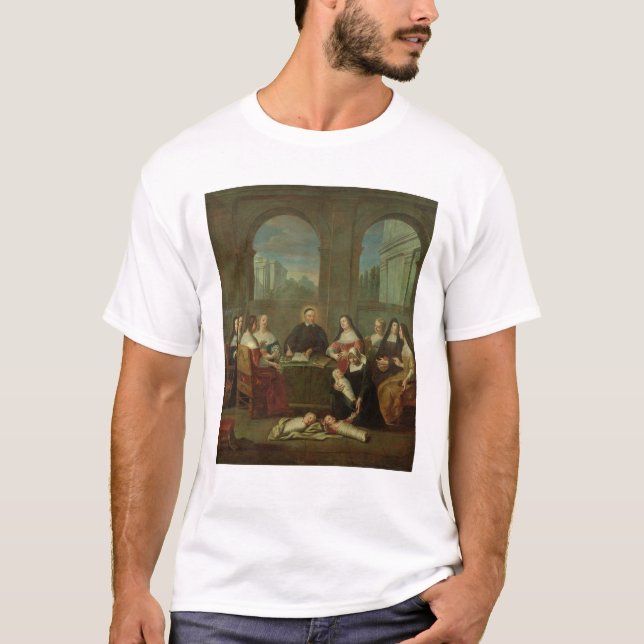 St. Vincent de Paul und die Schwestern von der T-Shirt (Vorderseite)