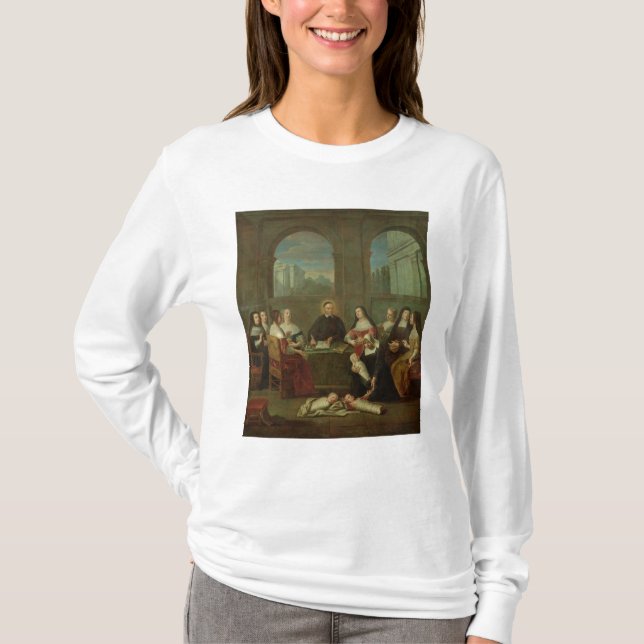 St. Vincent de Paul und die Schwestern von der T-Shirt (Vorderseite)