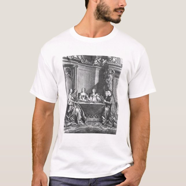 St. Vincent de Paul und Kardinal Jules Mazarin T-Shirt (Vorderseite)