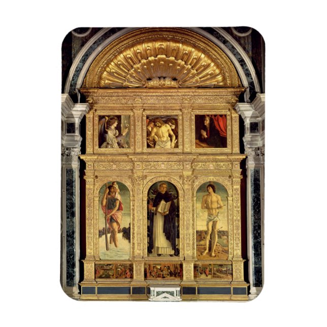 St. Vincent Ferrer Altarpiece, c.1465 (polyptych) Magnet (Vertikal)