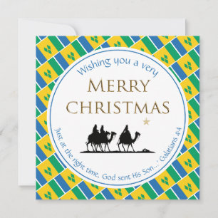 ST VINCENT FLAG Drei Weisen Weihnachten