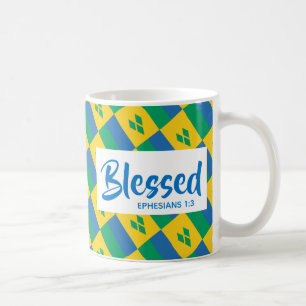 ST VINCENT gesegnete Ephesianer Christliche Schrif Kaffeetasse