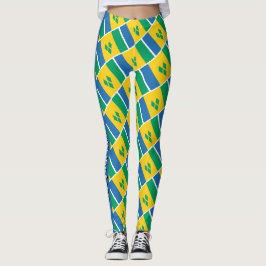 ST VINCENT GRENADINS Benutzerdefiniertes Textfeld Leggings