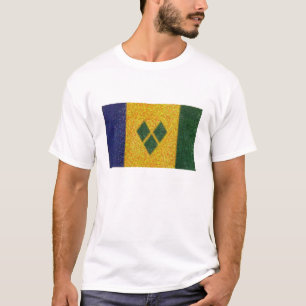 St. Vincent u. die Grenadinenflagge T-Shirt