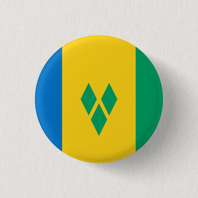 St. Vincent und die Grenadinen Button (Vorderseite)