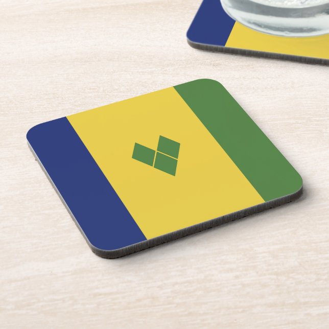 St. Vincent und die Grenadinen Getränkeuntersetzer (Linke Seite)