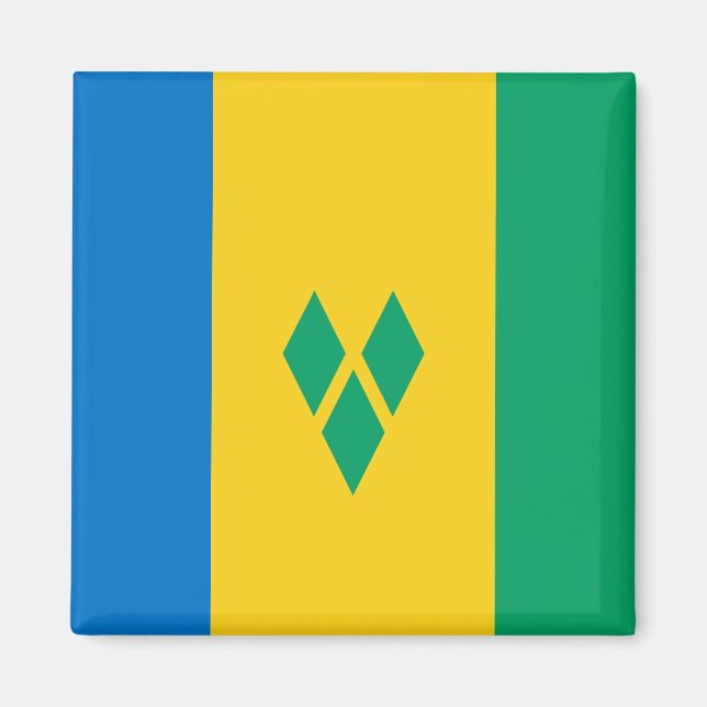St. Vincent und die Grenadinen Magnet (Vorne)