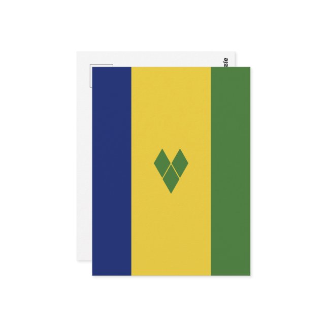 St. Vincent und die Grenadinen Postkarte (Vorderseite/Rückseite Beispiel)