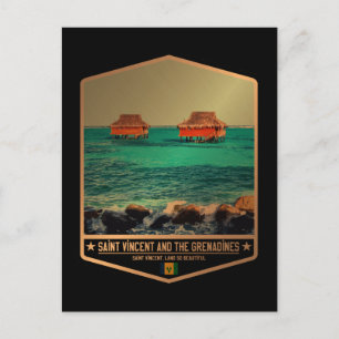 St. Vincent und die Grenadinen Postkarte