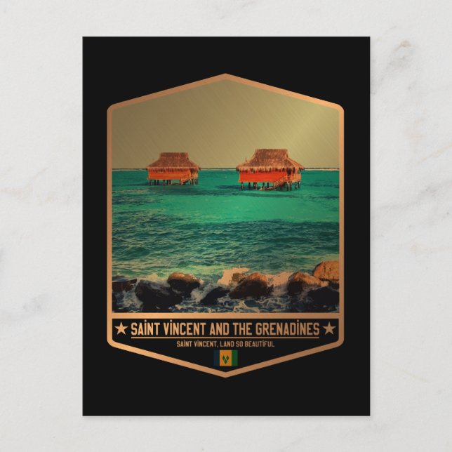 St. Vincent und die Grenadinen Postkarte (Vorderseite)
