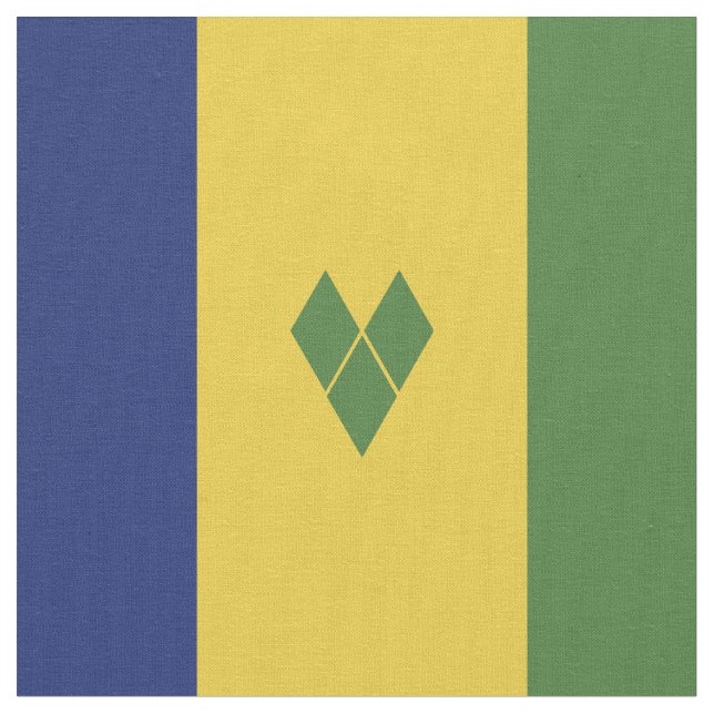 St. Vincent und die Grenadinen Stoff (Nahaufnahme)