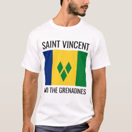 St. Vincent und die Grenadinen / World Country Fla T-Shirt