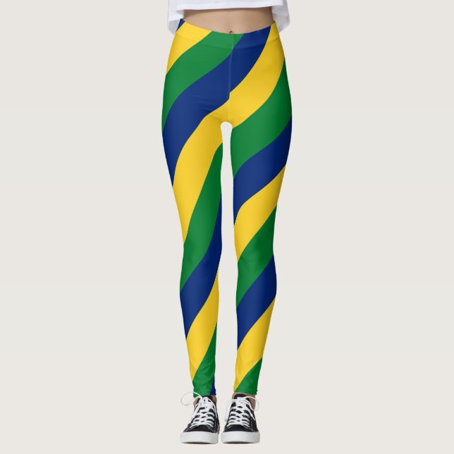 St. Vincent und die Nationalflagge der Grenadinen Leggings (Vorderseite)