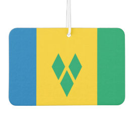 St. Vincent und Grenadines National World Flag Autolufterfrischer