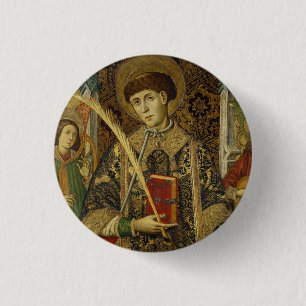 St. Vinzenz Saragossa Diakon & Märtyrer Button