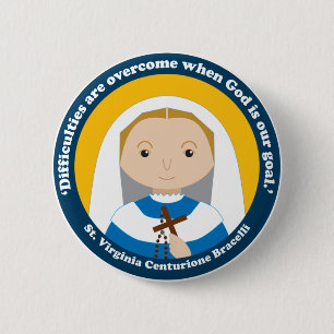 St. Virginia Centurione Bracelli Button