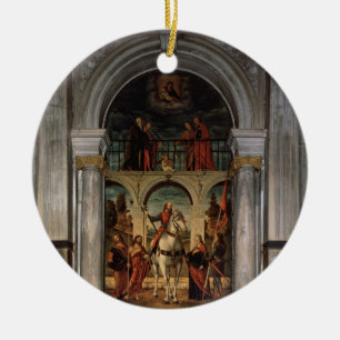 St. Vitalis und Heilige Keramik Ornament