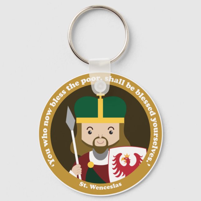 St. Wenceslas Schlüsselanhänger (Vorderseite)