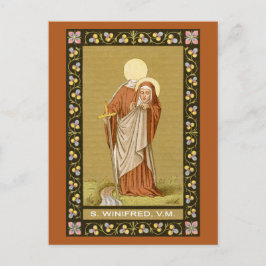 St. Winifred of Wales (P 002) Postkarte