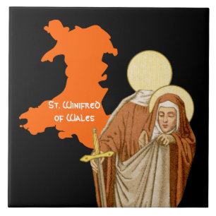 St. Winifred von Wales (P 002) Fliese