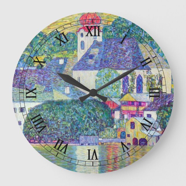 St. Wolfgang Kirche von Gustav Klimt, Viktorianisc Große Wanduhr (Vorderseite)