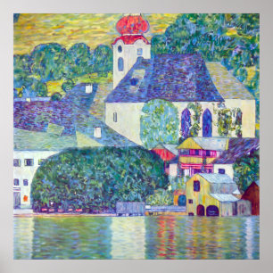 St. Wolfgang Kirche von Gustav Klimt, viktorianisc Poster