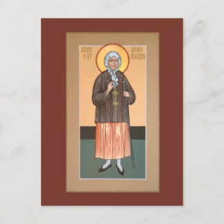 St. Xenia von St. Petersburg Gebetskarte Postkarte