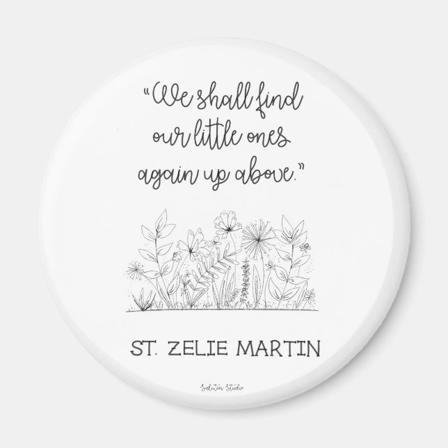 St. Zelie Martin Miswagon Magnet (Vorne)