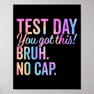 Staar Staat Testing Day Motivation Sie Got diese B Poster