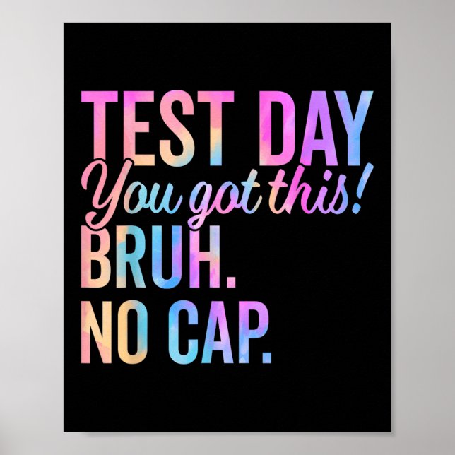 Staar Staat Testing Day Motivation Sie Got diese B Poster (Vorne)
