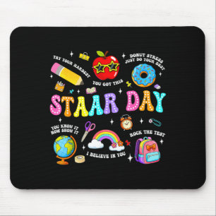 Staar-Tag-Test Lehrer Schüler positiv Lehrer Mousepad