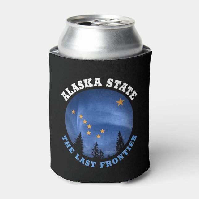 STAAT ALASKA FLAG DOSENKÜHLER (Kanne Vorderseite)