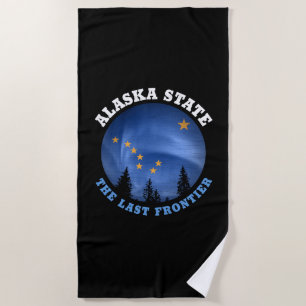 STAAT ALASKA FLAG STRANDTUCH