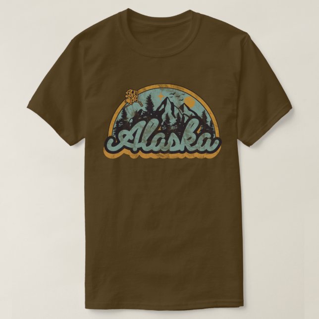 Staat Alaska T-Shirt (Design vorne)