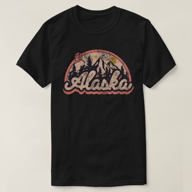 Staat Alaska T-Shirt (Design vorne)