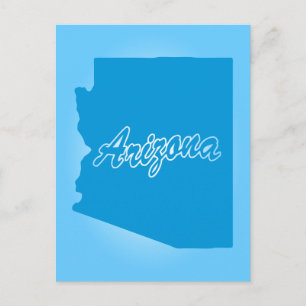 Staat Arizona Postkarte