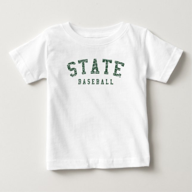 STAAT Baseball (grün) T - Shirt (Vorderseite)
